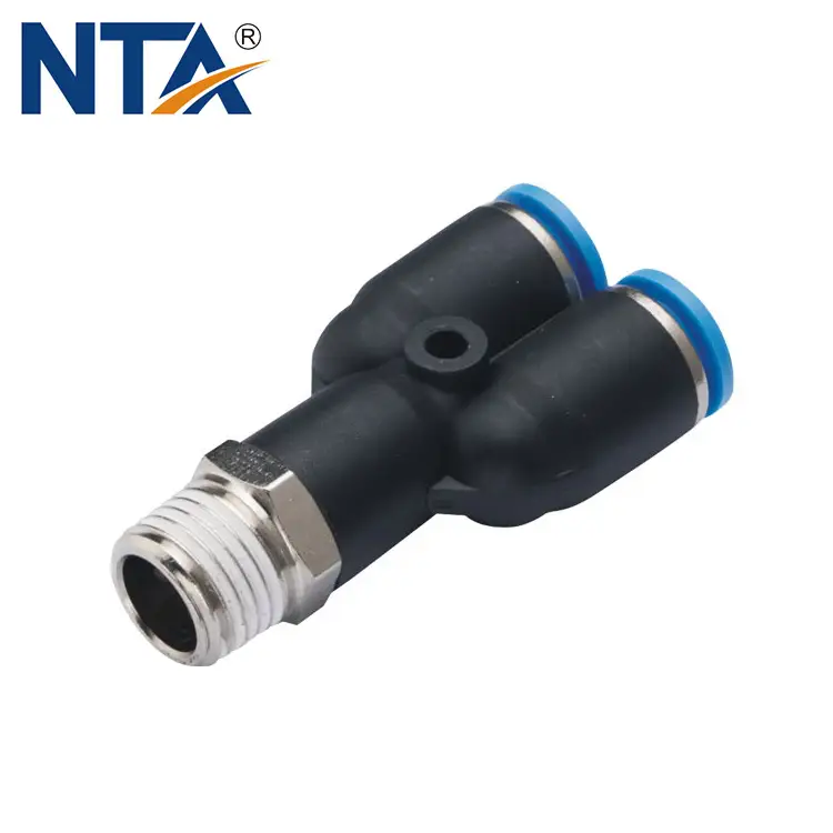 PX Branch Tee Plastic Push-in Fitting/ Pneumatic Fitting/Compressed Air Fitting/One Touch Tube Fitting 1