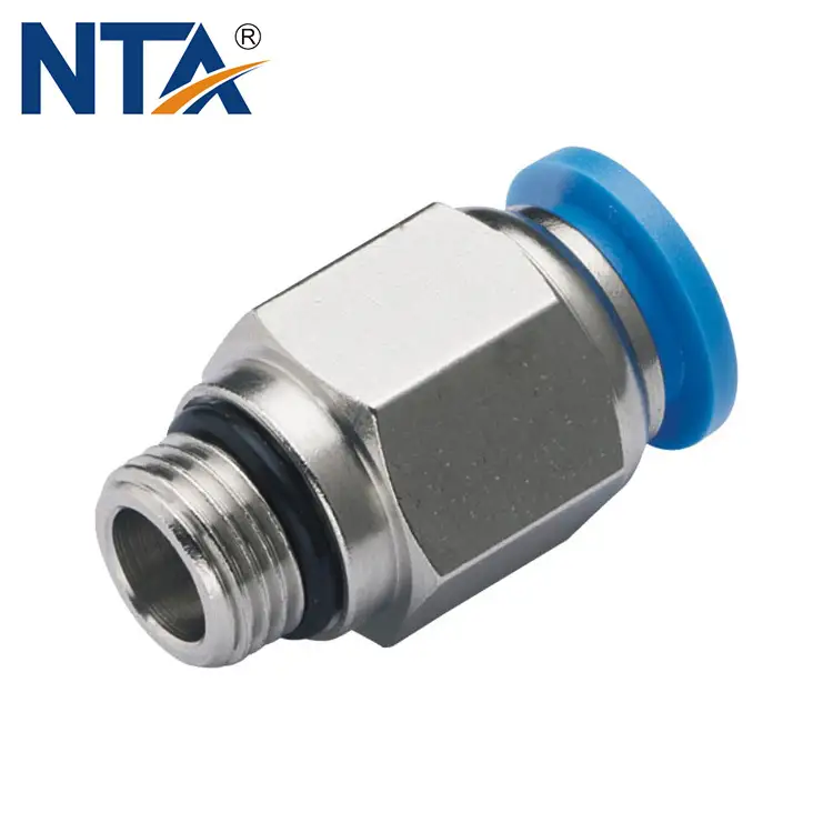 PC-G مستقيم الذكور G/BSPP Thread Plastic Push في تركيبه/تركيب هواء ملاءمة/تركيب هواء مضغوط/أنبوب لمسة واحدة 1