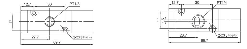 A3200 Series 3/2 Pneumatisk riktningsventil 8