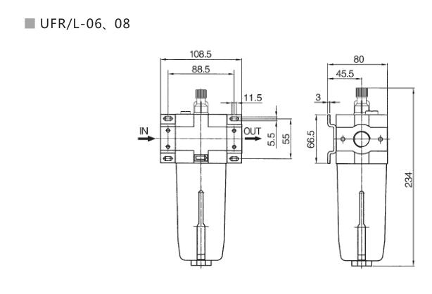 Lubricador de la Serie U 8