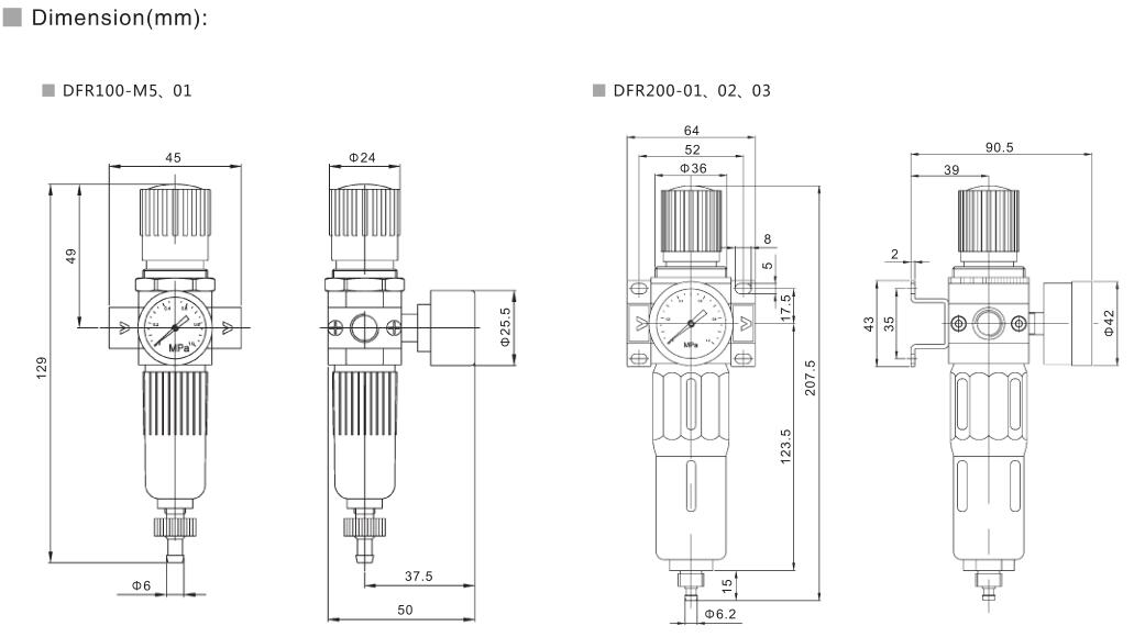 DFR Filter Regulator 9