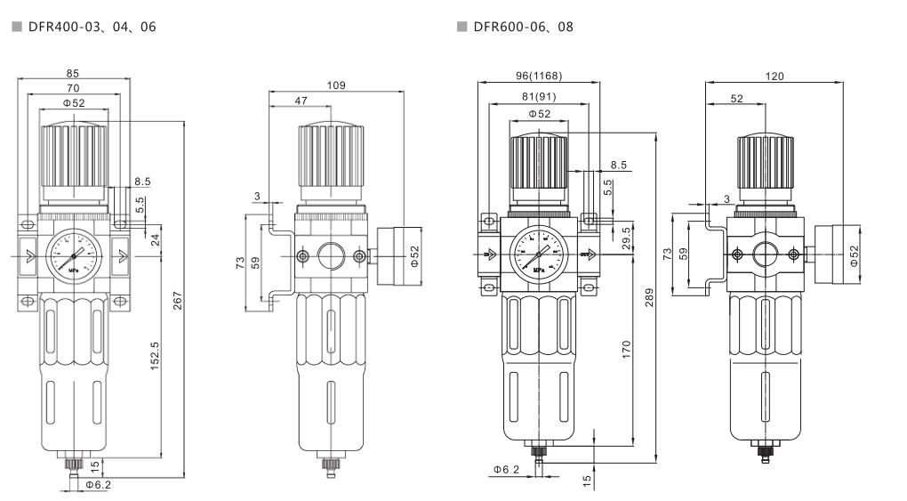 DFR Filter Regulator 10