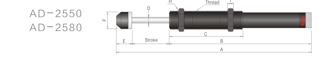 AD25/36 Регулируемый амортизатор серии 4