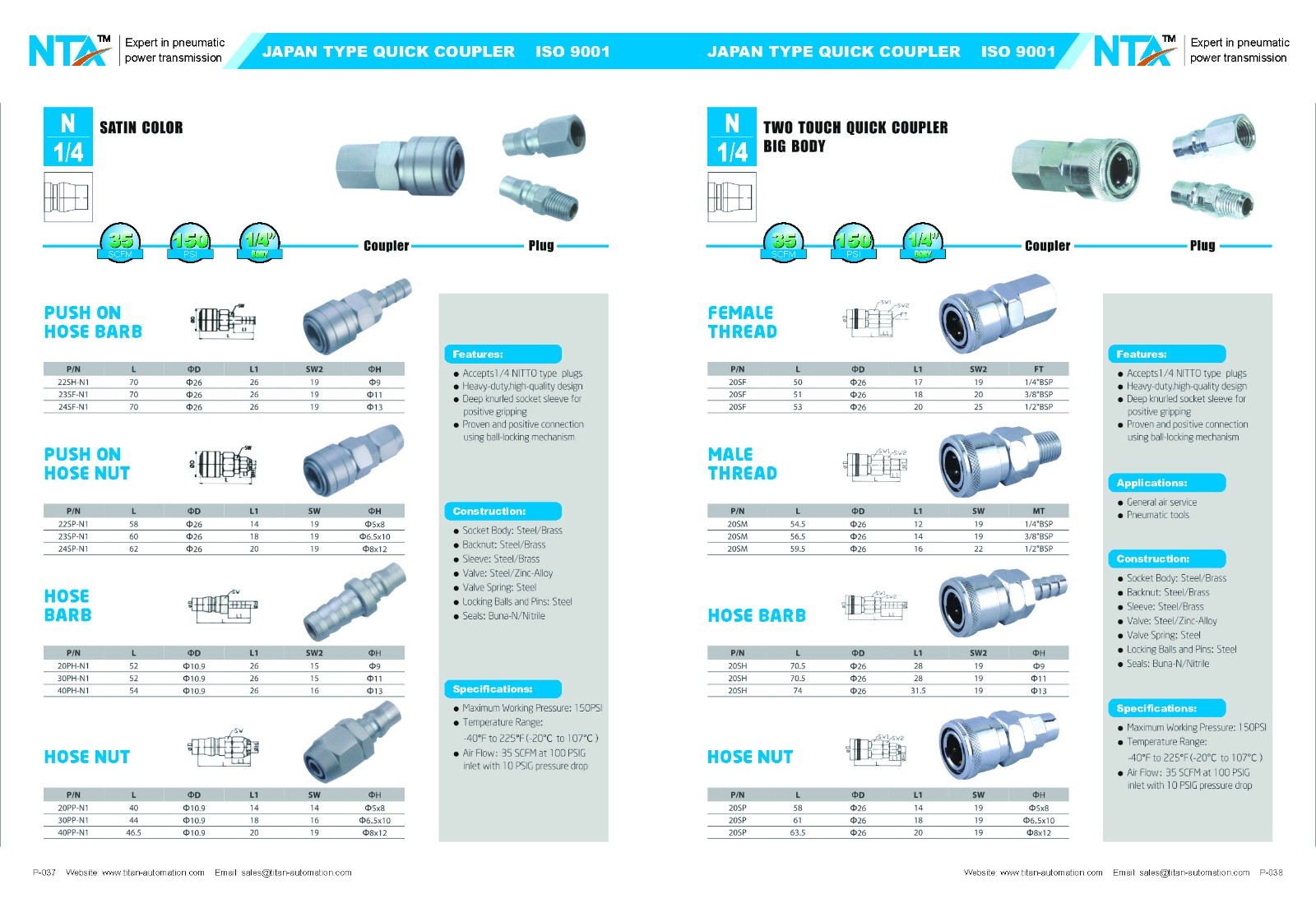 Japan Pneumatic Schnellkoppler 4