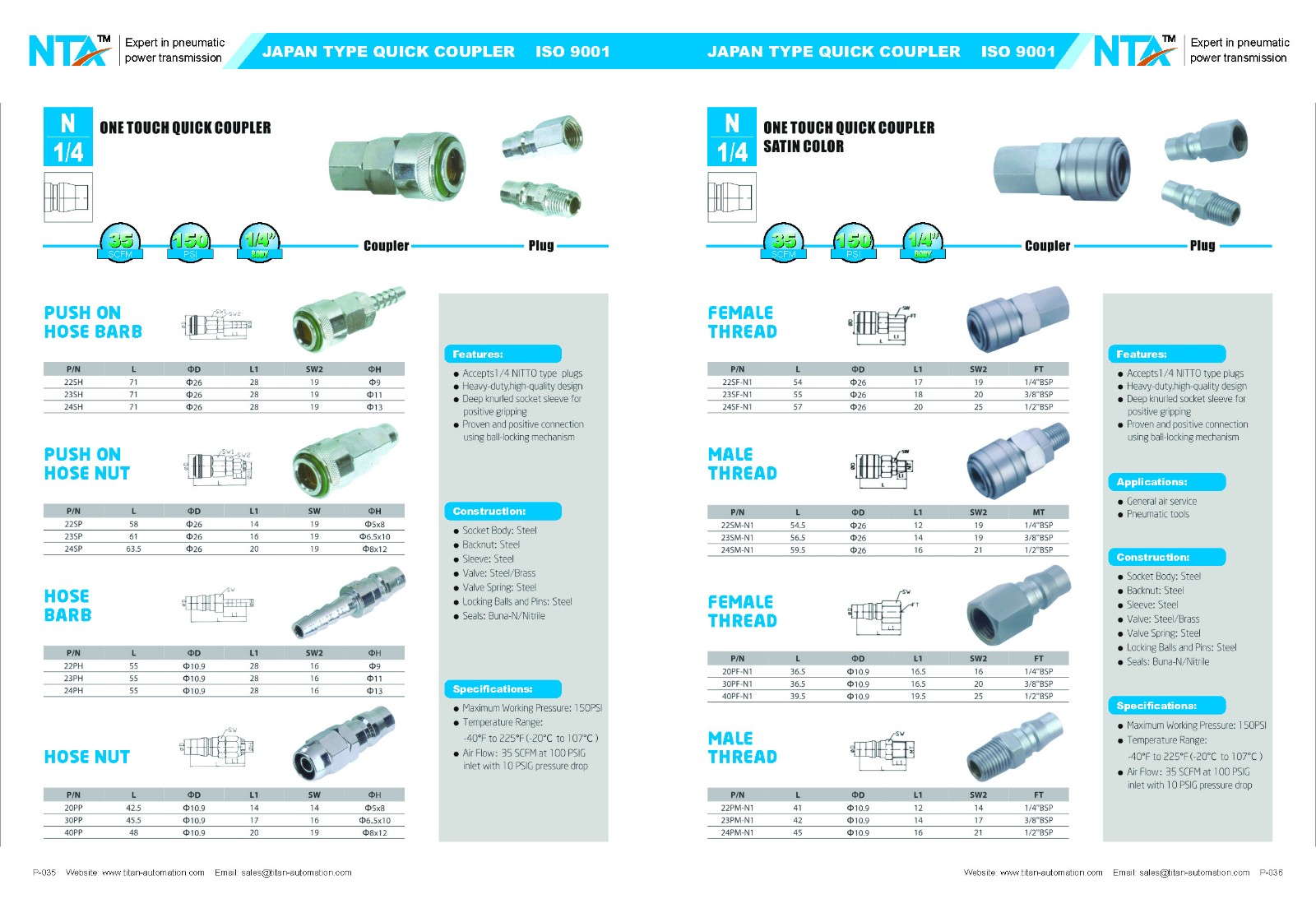Japan Pneumatic Schnellkoppler 3