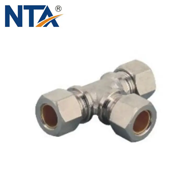 MTPEG Tee Compression Reducer/Pneumatic Compression Fitting Tee/Compressed Air Reducing Fitting 1