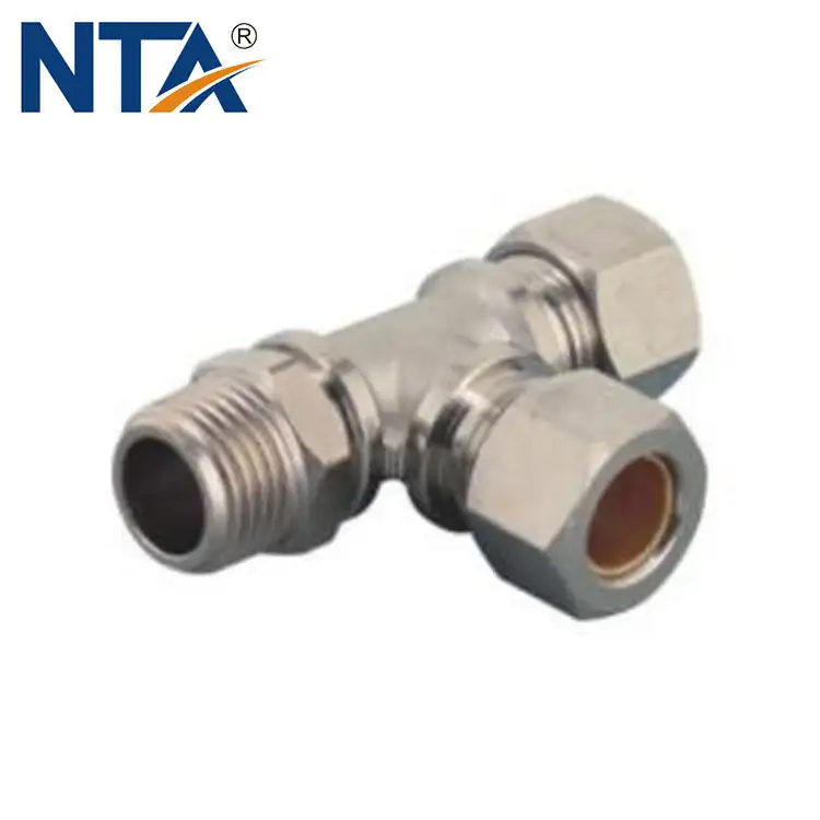 MTPD RunTee Compression Fittings/ Run Tee Pneumatic Compression Fitting/Run Tee Metal Compression Fitting 1