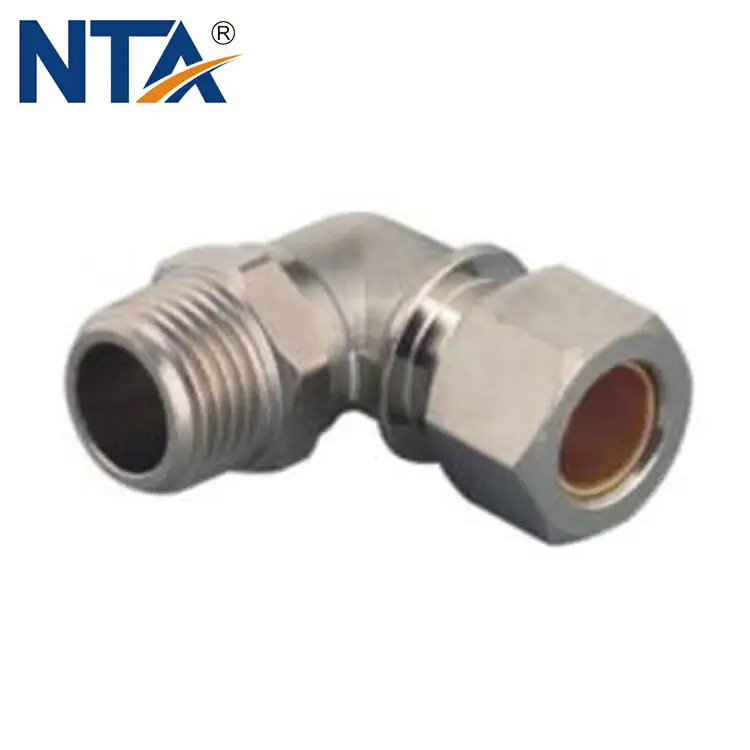 MTPLF Brass Compression Female Elbow/ Brass Female Elbow Compression Fitting/Compression Elbow Air Fitting/Metal 1
