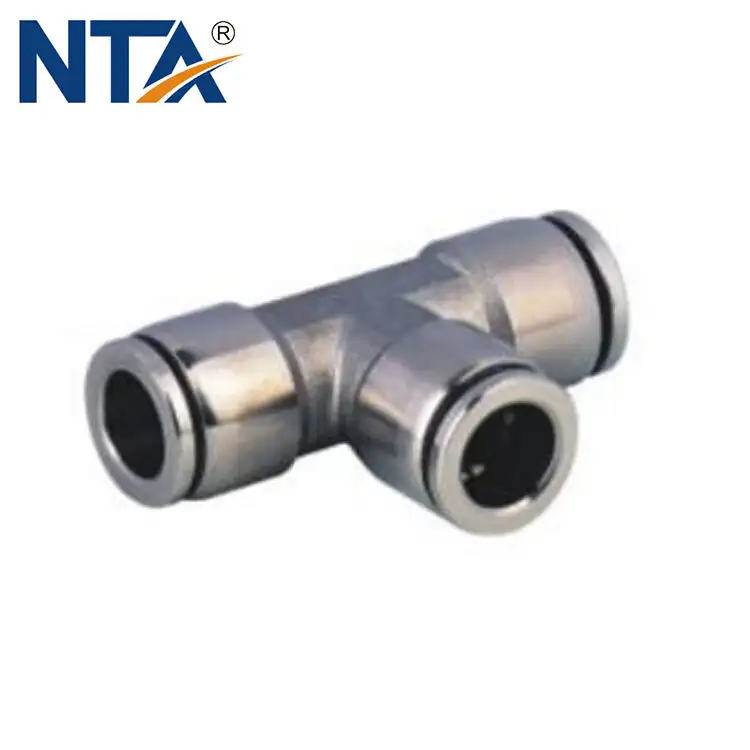 SS-PE Stainless Steel Union Tee Push in Connector/Stainless Steel Union Tee Push in Fitting 1