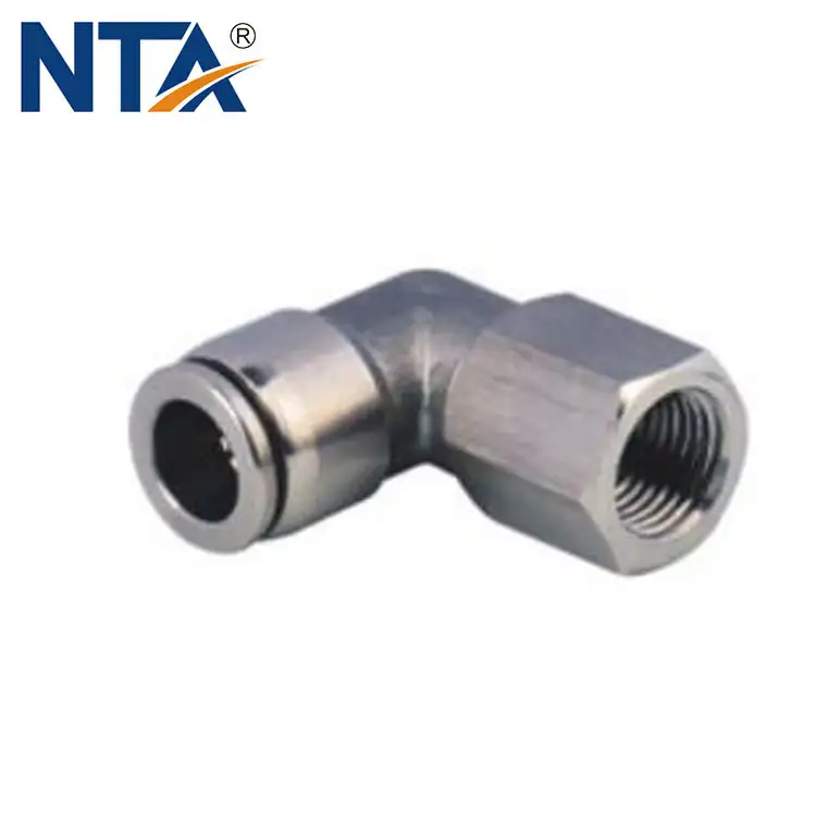 SS-PLF Stainless Steel Female Elbow Push in Connector/Stainless Steel Elbow Push in Fitting 1
