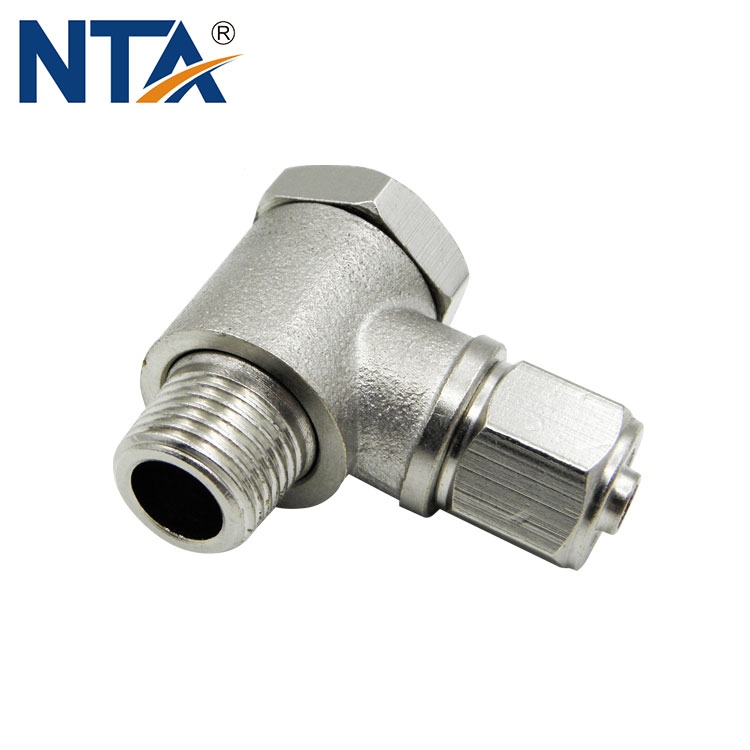 TPH Universal Elbow Brass Push on Fittings/Pneumatic Banjo Fitting/Metal Banjo Tube Fitting/Brass Banjo Fittings 2