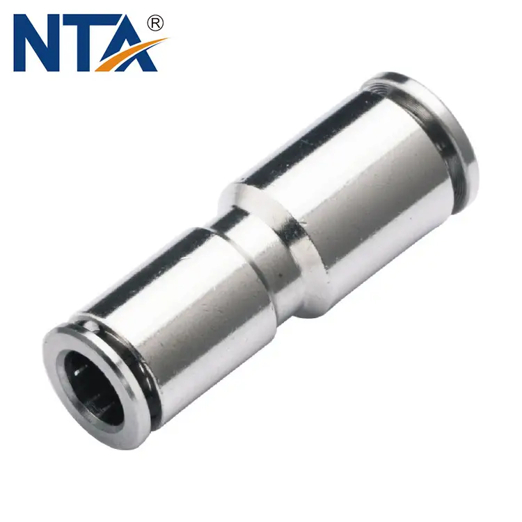 MPG Union Straight Reducer Brass Push in Fittings/ Different Diameter Union Straight Brass Push-in Fitting 1