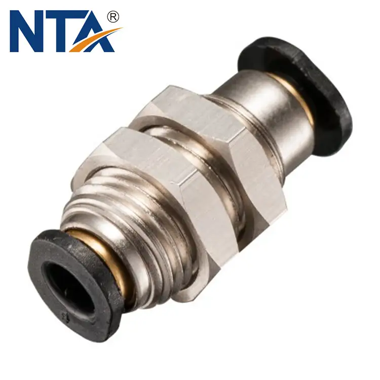 PM-C Bulkhead Union-Mini Push in Fitting 1