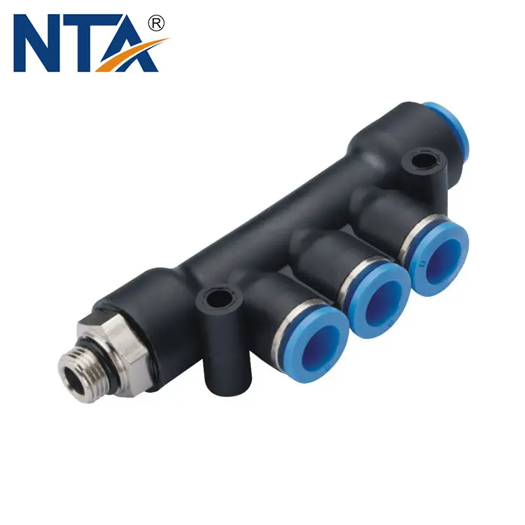 PKB-G Branch Triple Plastic Push-in Fitting/Pneumatic Fitting/Compressed Air Fitting/One Touch Tube Fitting 1