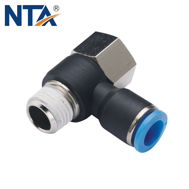 PHF Universal Elbow Plastic Push-in Fitting/ Pneumatic Banjo Fittings/Modular Banjo Fittings/Compressed Air Fitting 1