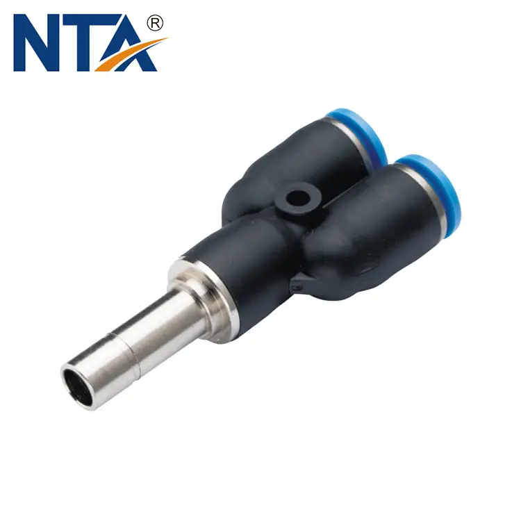 PYJ Socket Union Y Plug in/ Plastic Push-in Fitting/Pneumatic Fitting/Compressed Air Fitting/One Touch Tube Fitting 1