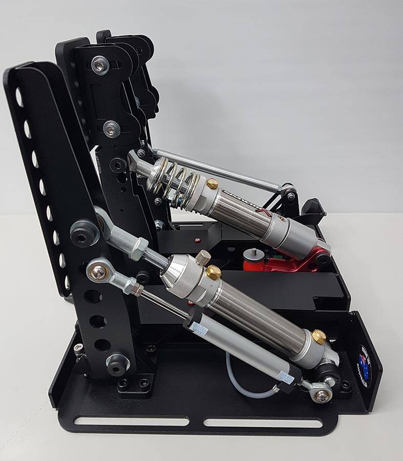 Silent Pneumatic Air Cylinder, Muffler, Clevis For Racing Car Training System 1