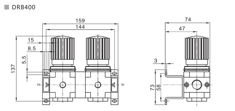 Combinación de regulador DRB 7