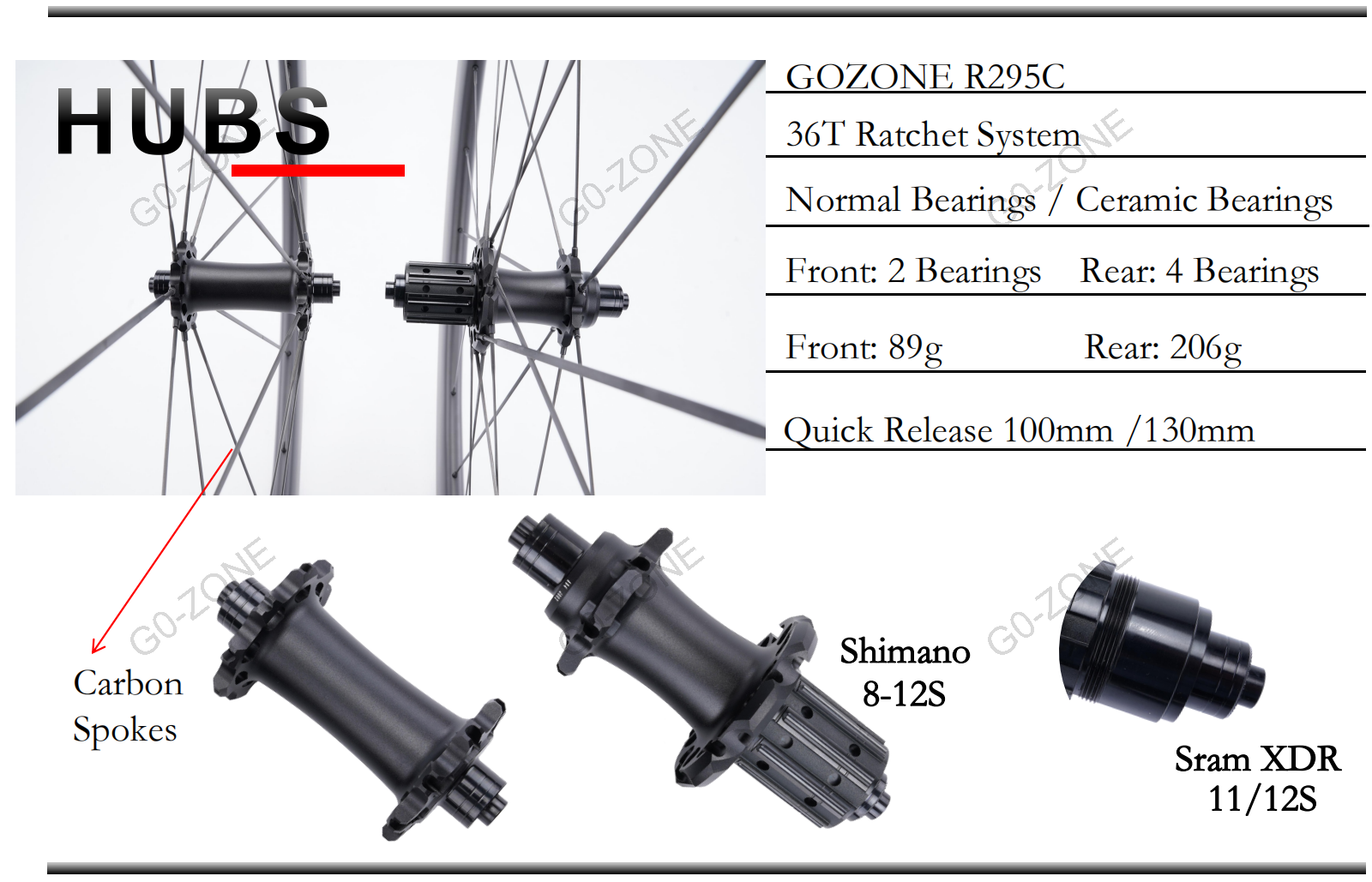 700c Carbon Spokes Wheels Ultra Light Ratchet R295C Carbon Wheelset Manufacturer 2