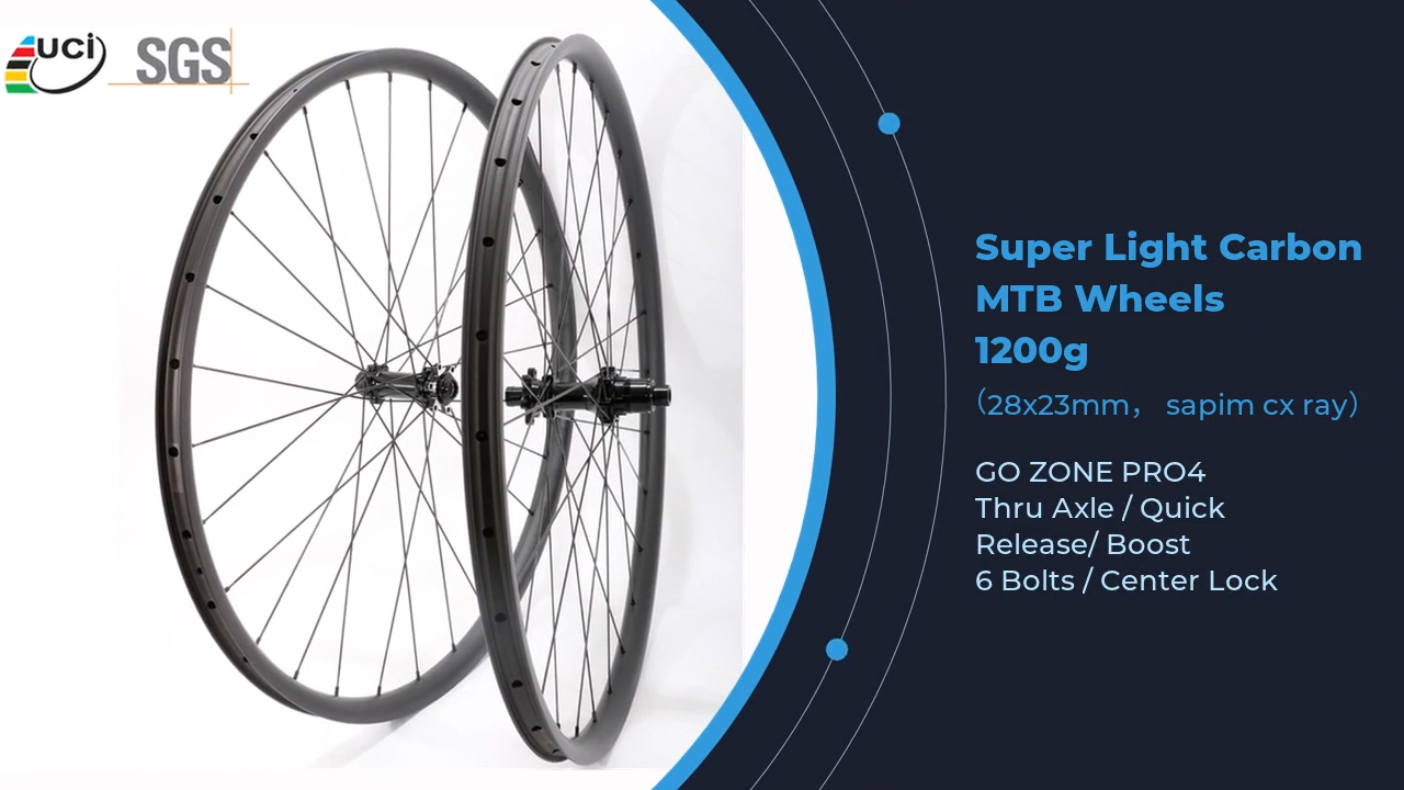 1200g Only 29 Carbon MTB Wheels Ultralight Gozone Pro4 Wheelset 1
