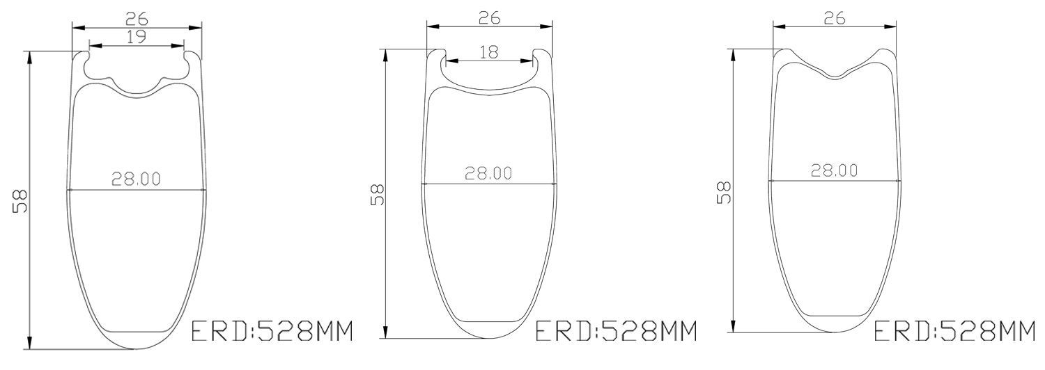 700C Carbon NSW Dimple Rims UCI Quality Road Rim Manufacturers 16