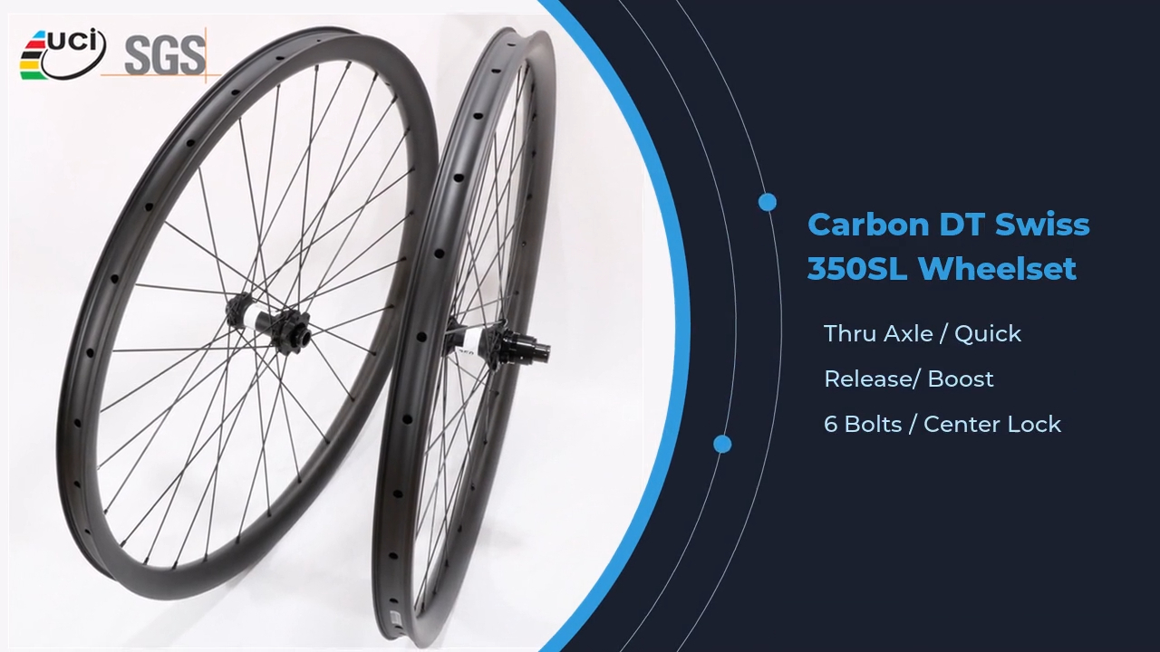 Best Carbon MTB Wheels 29 DT Swiss 350SL Tubeless 29er Bike Wheelset Supplier 1