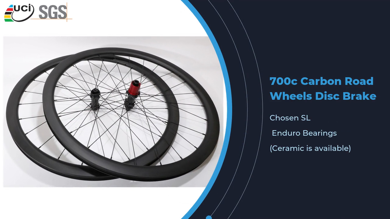 700c Road Disc Carbon Wheelset Chosen SL Enduro Bearings Wheels 1