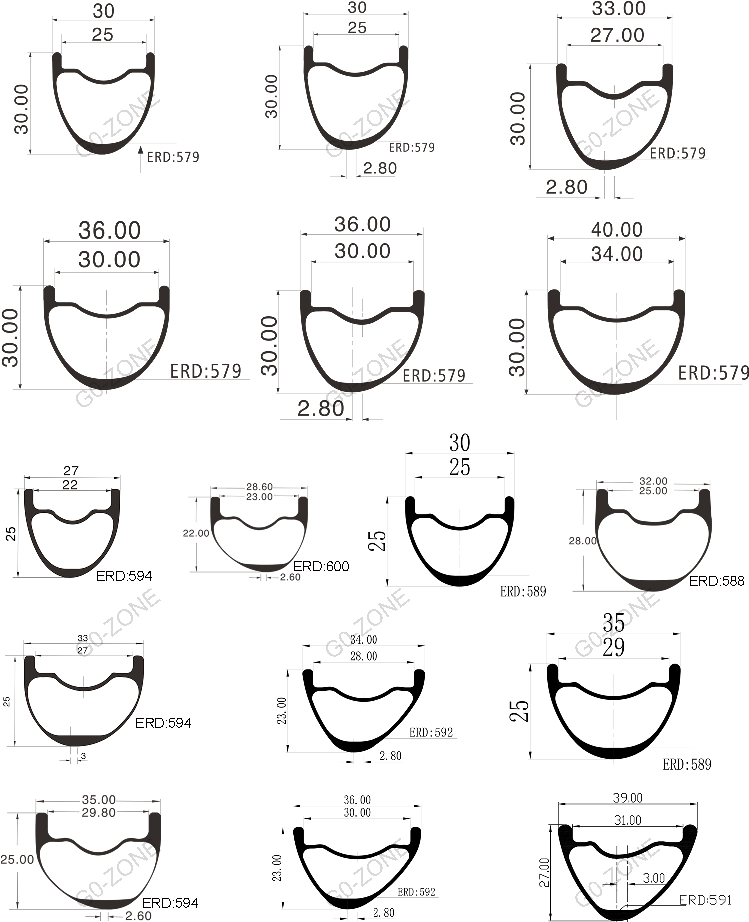 Best 29er Carbon MTB Rims OEM / ODM 29 Tubeless Mountain Bike Rim 29 Factory Price 18
