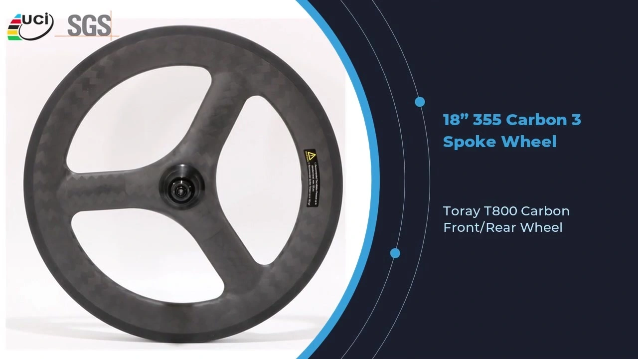 Professional 18 355 Carbon 3 Spoke Wheel manufacturers 1