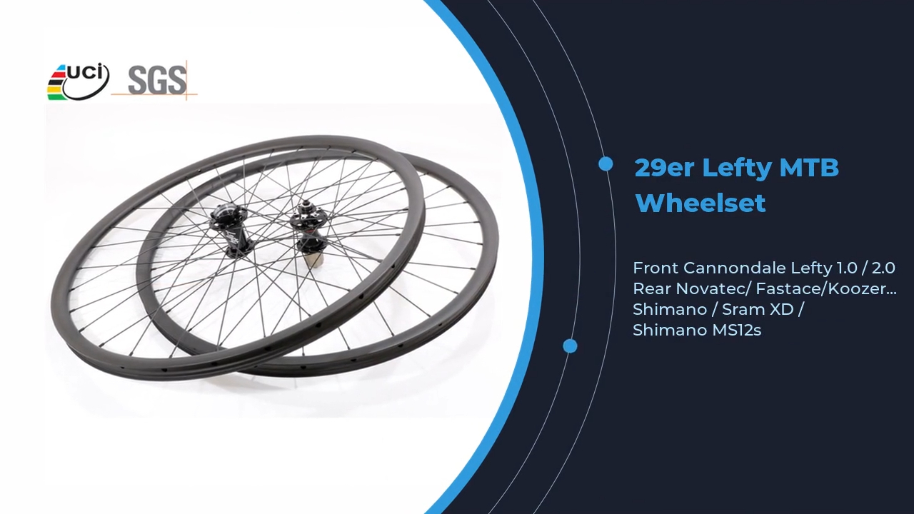 29er Front Lefty Carbon MTB Wheelset UCI Approved Wheels manufacturers 1