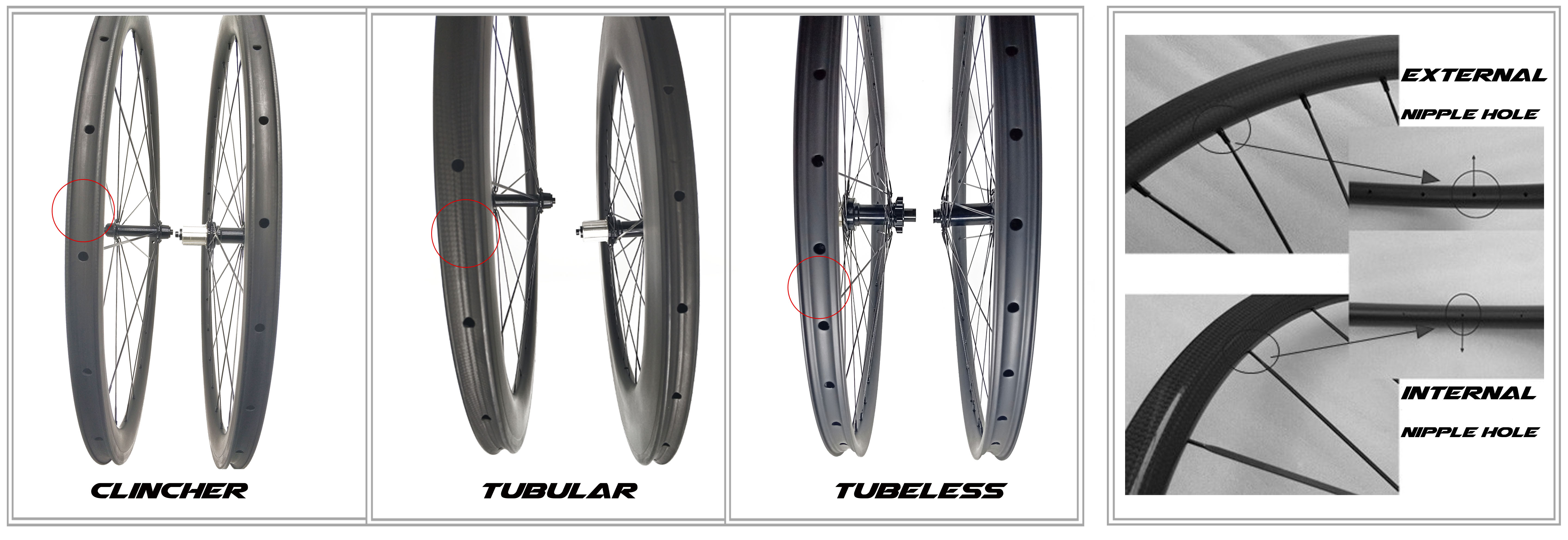 Carbon Disc Wheel 700c 38mm 50mm 60mm 88mm Clincher Tubeless Road Carbon Disc Wheelset Novatec 411 412 Thru Axle or Quick Release Road Disc Brake Carbon Wheels 17