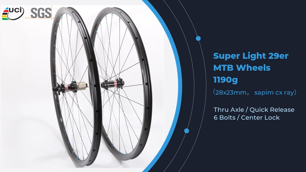 29er MTB Wheels Novatec 411 412 Super Light 1190g Wheelset 1