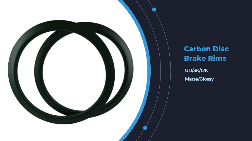 700c Road Carbon Disc Rims 38mm 50mm 60mm 88mm Clincher Tubeless Carbon Rim Road Disc Brake Carbon Rims 1