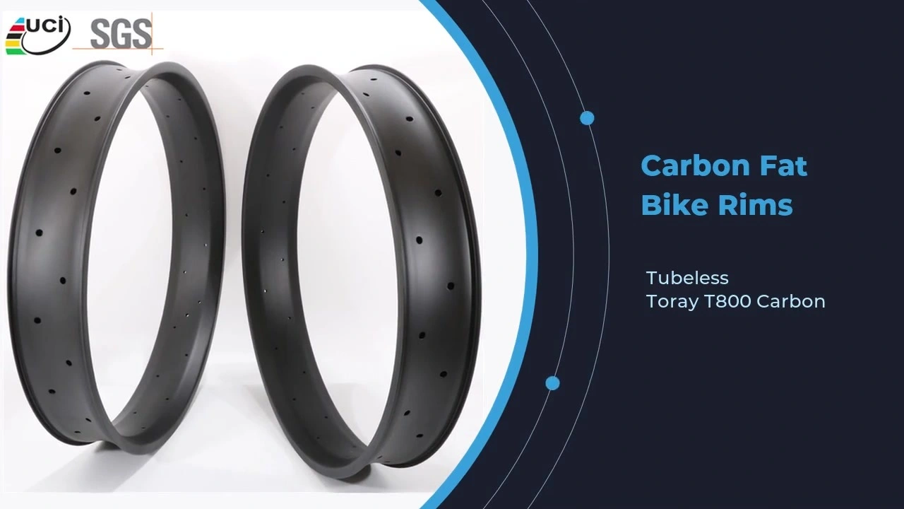 OEM Carbon Fat Snow Sand Bike Rims 26er Tubeless  Rims 1