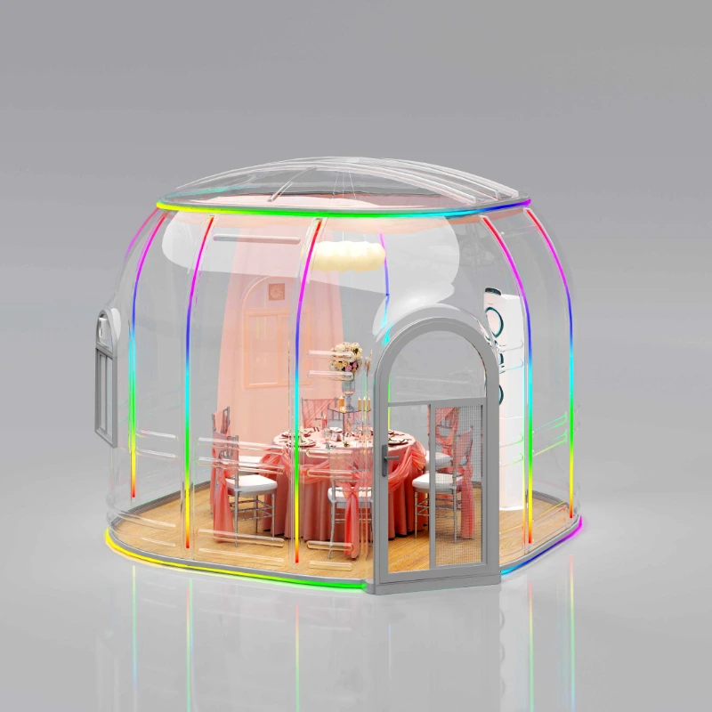 Insta-Famous PC Dome Café  Quick Assembly  High Foot Traffic 1