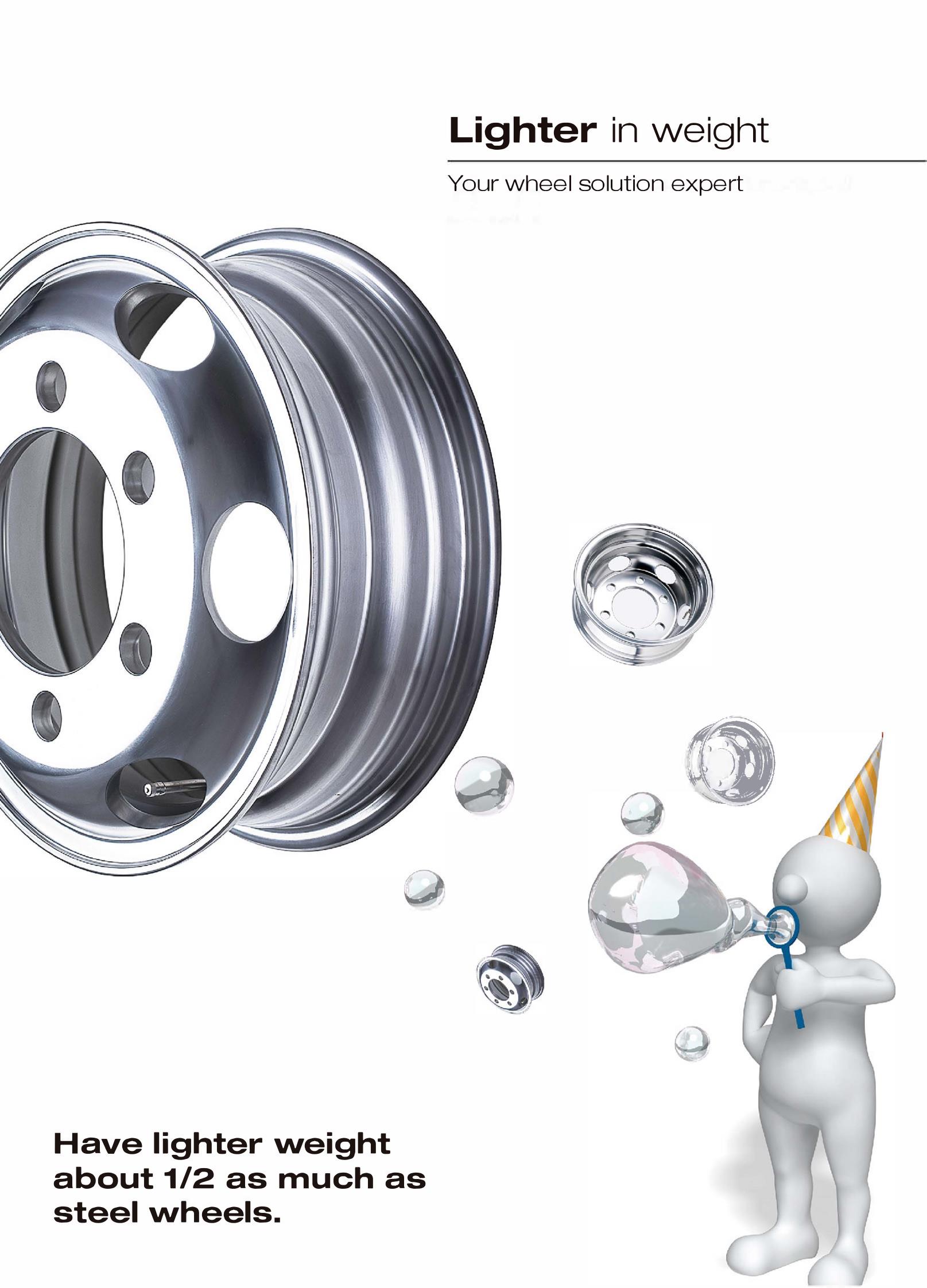 Velg Truk Aluminium 22,5 inci dari Alado - Kualitas Unggul 11