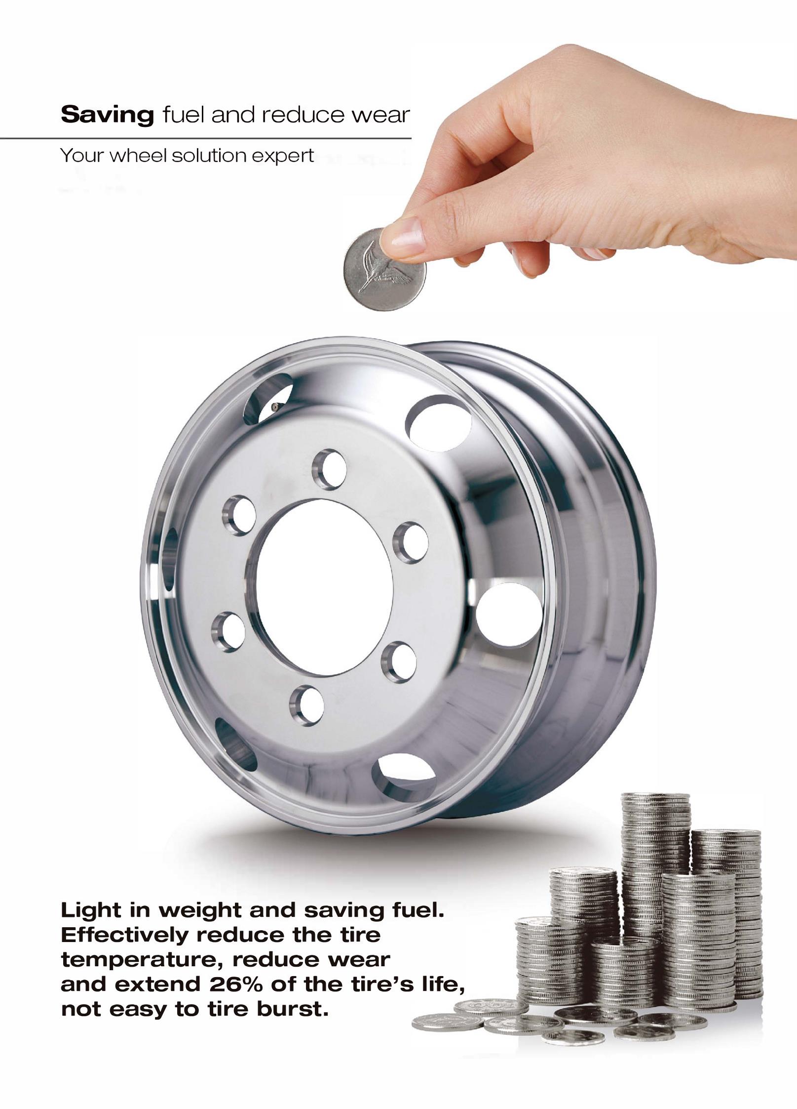 Velg Truk Aluminium 22,5 inci dari Alado - Kualitas Unggul 13