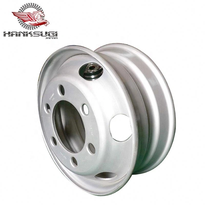 Hanksugi - 7x22.5 Tubeless Steel Universal Car And Truck Wheel Rims Truck Steel Wheels 1