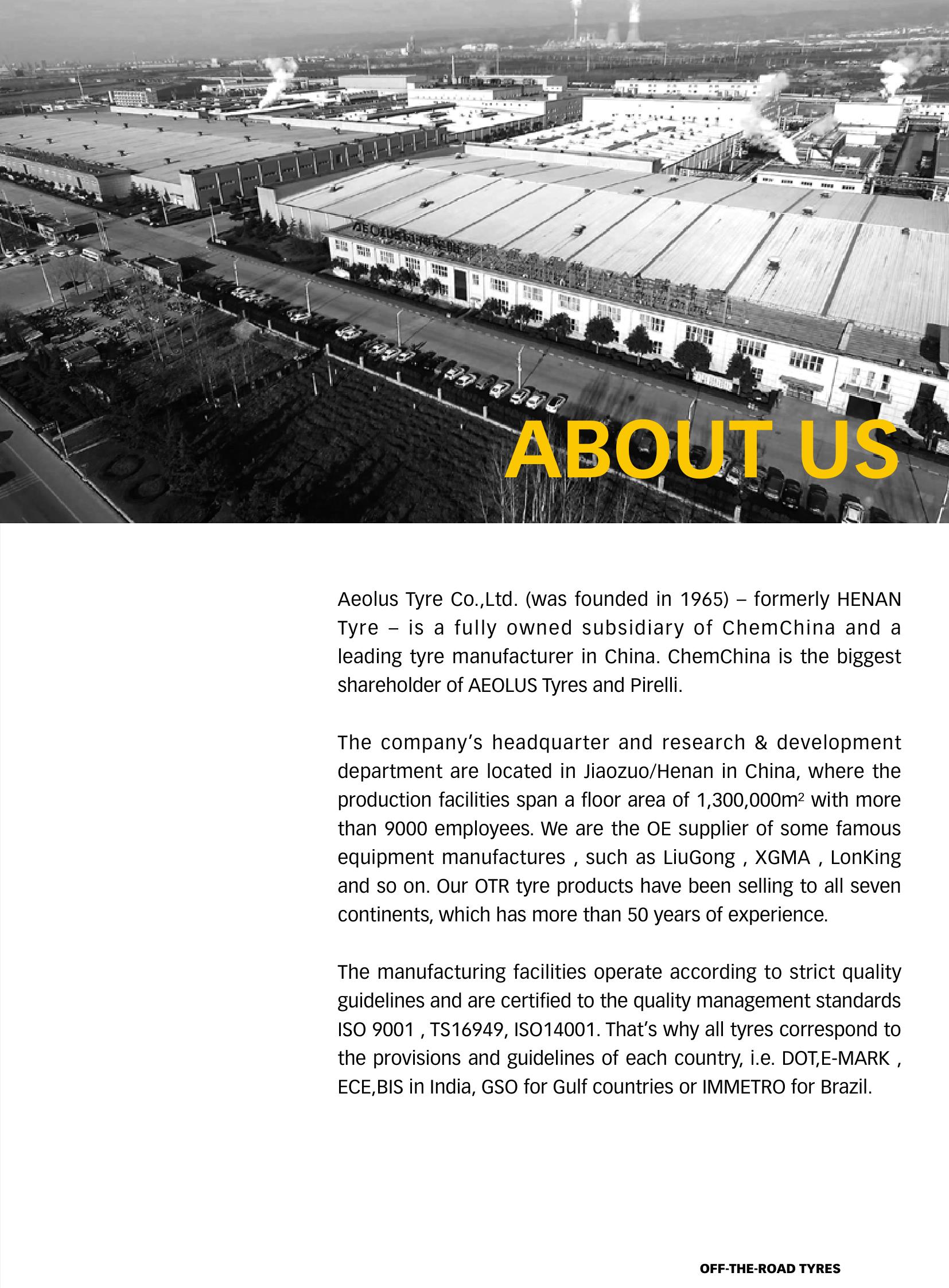 Hanksugi - Aeolus marchiato 35/65R33 pneumatici OTR in gomma OTR OTR 19