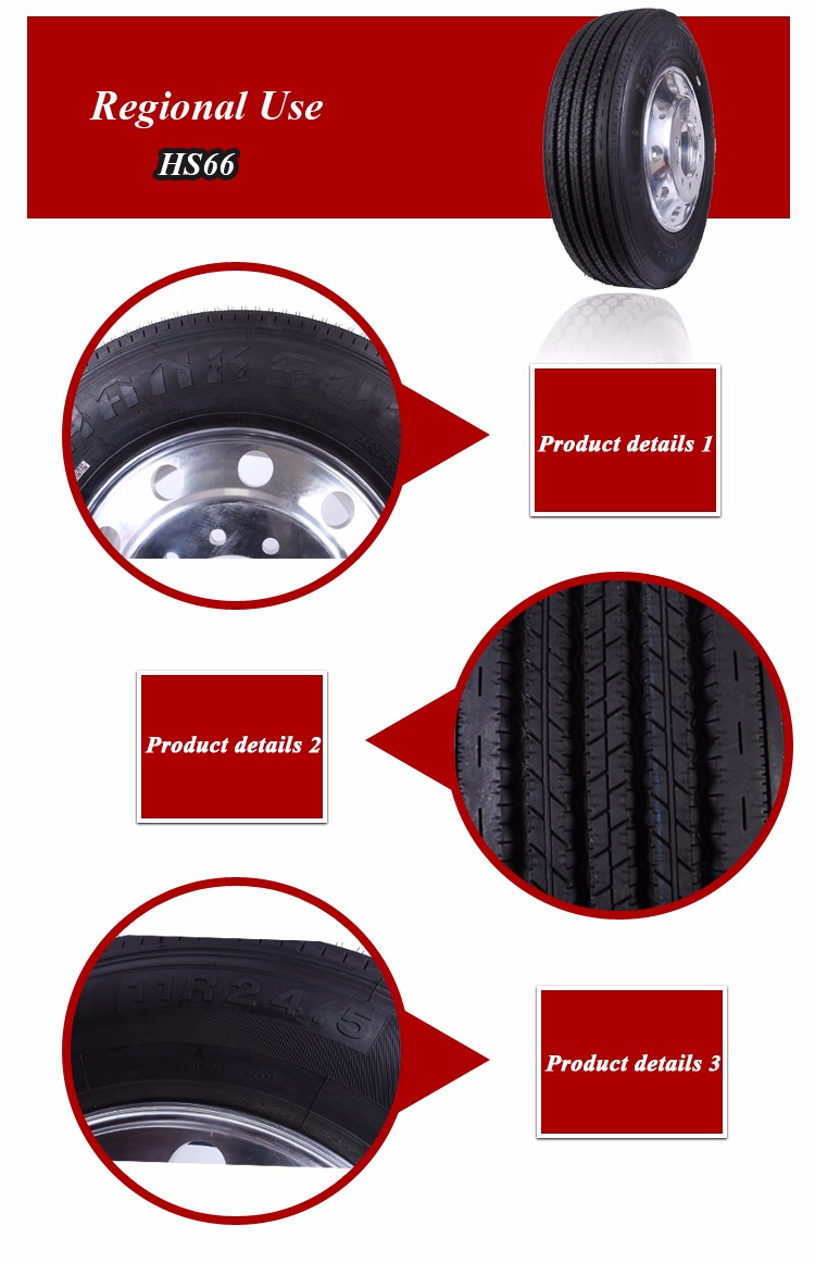Hanksugi -  best chinese brand truck tire 700R16 TBR Truck Tyres 9
