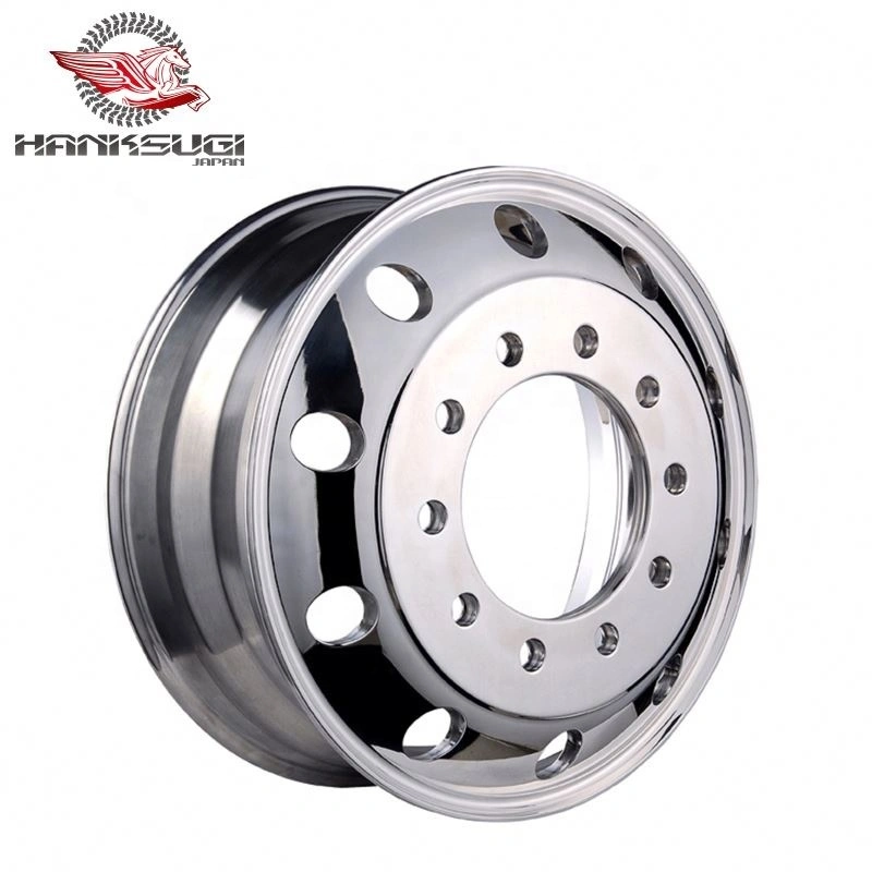 I-Hanksugi - Amasondo Amaloli aqinisekisiwe anesisindo esindayo 22.5 I-Aluminium Truck Rims Amaloli Aluminium Ama-Aluminium 1