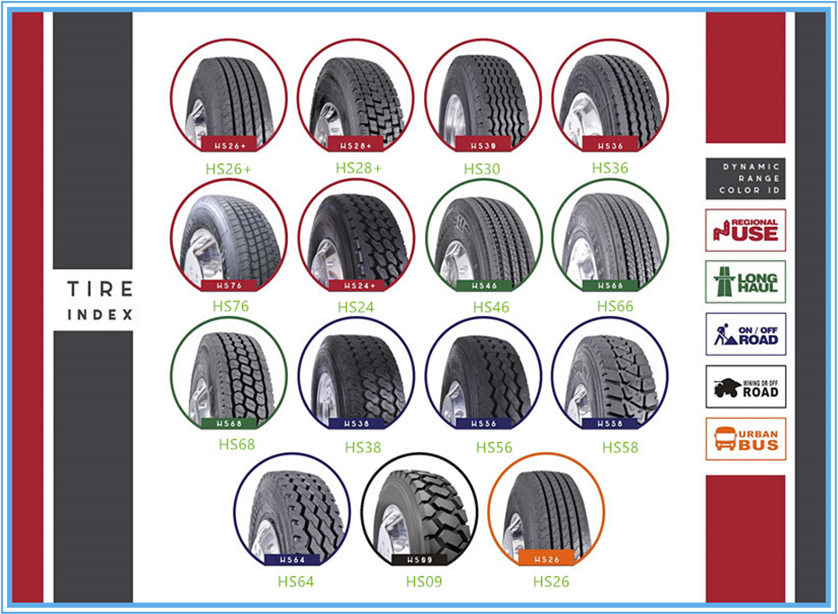 Hanksugi - HS66 tractor tire weight TBR Truck Tyres 8