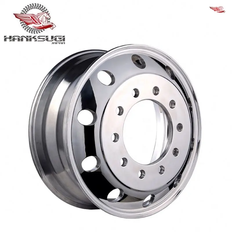 Semi Polished Truck Alloy Aluminum Silver Wheel Rim 700c - High-End Technology, Heavy-Duty Performance 1