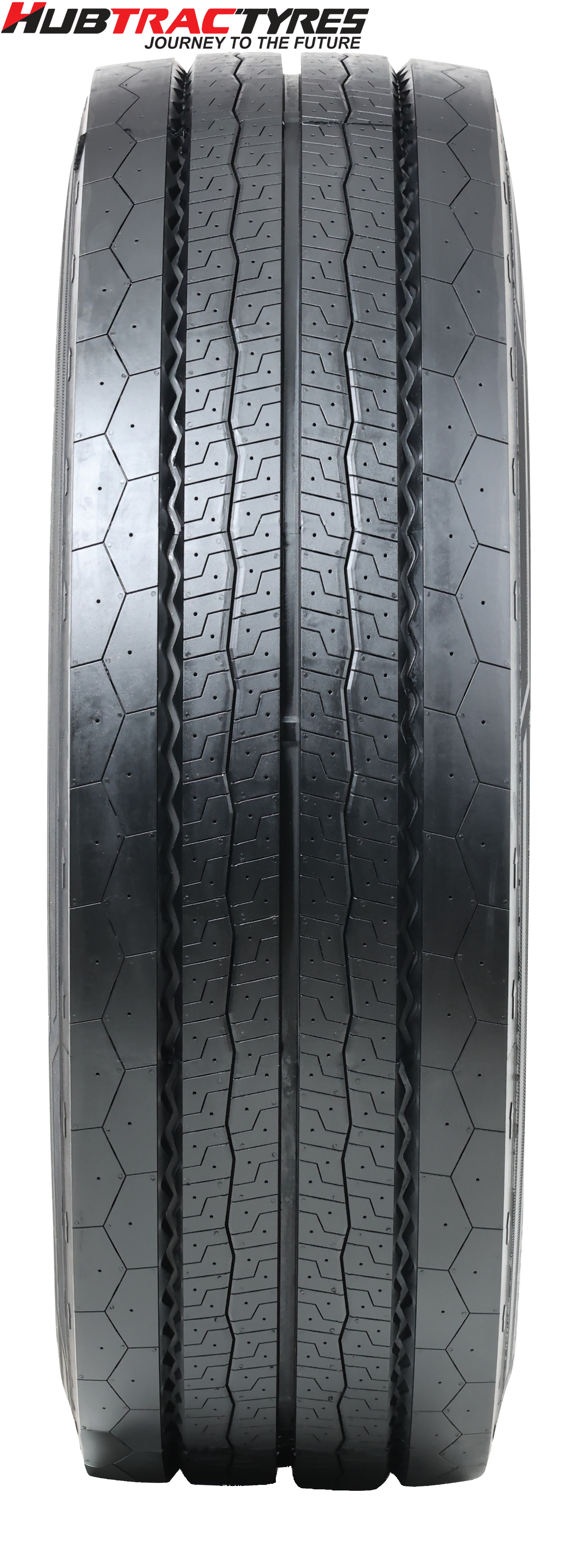 HUBTRAC 315/80R22.5-22PR TBR | Serbia Steel Radial | Compound na lumalaban sa init | E4 Certified para sa Euro Truck Fleets 1