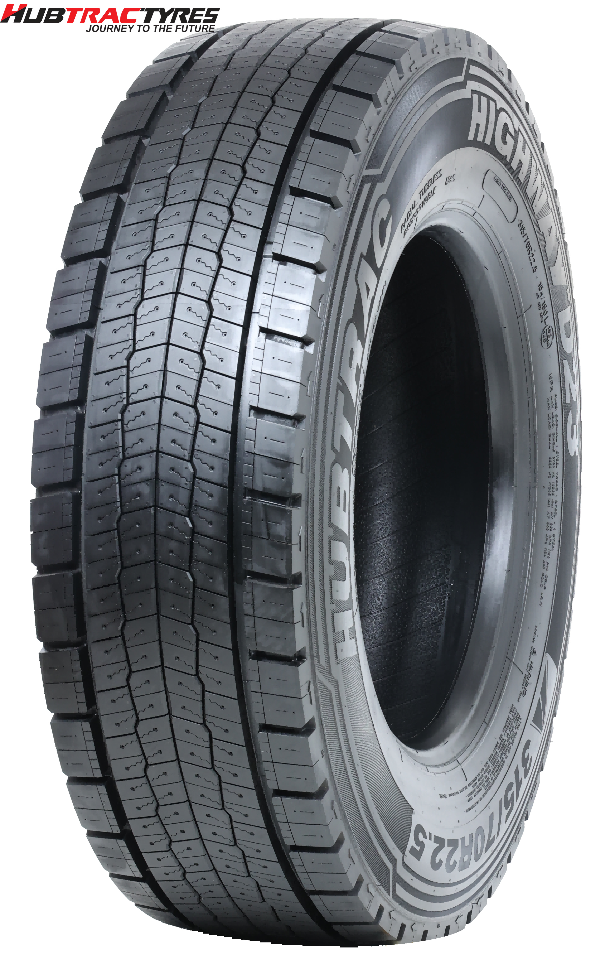 Hubtrac 315/70R22.5 Ban Komersial | Buatan Eropa (Serbia) | All-Steel Radial | Truk tapak/bus/konstruksi yang dalam 1