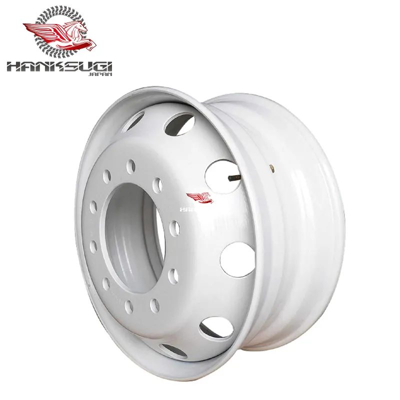 20in Truck Steel Wheels: High Strength Material, Silver Finish 1