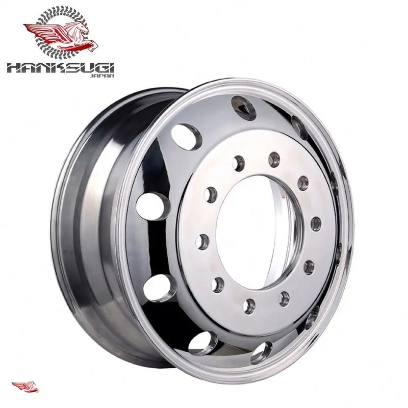 22.5 Semi Polished Aluminum Truck Wheel Rim 1
