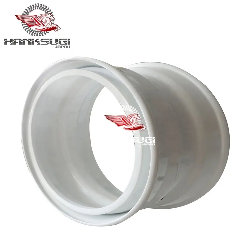 22.5 x 8.25 Tubeless Truck Wheel Rim - Silver Steel - TUV/SGS Certified 1