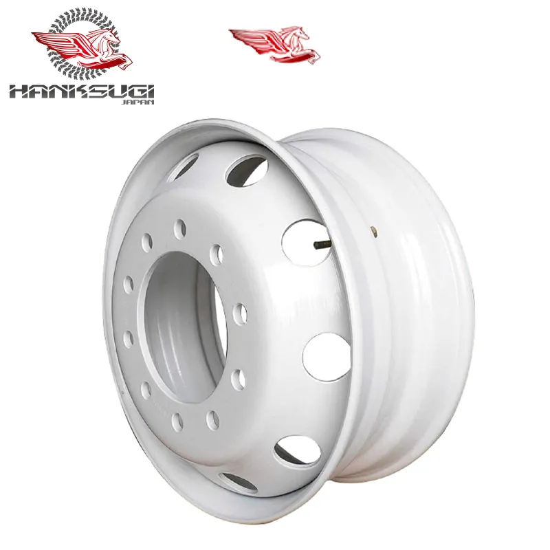 20 Steel Truck Wheels: High Strength Material, Silver Finish 1