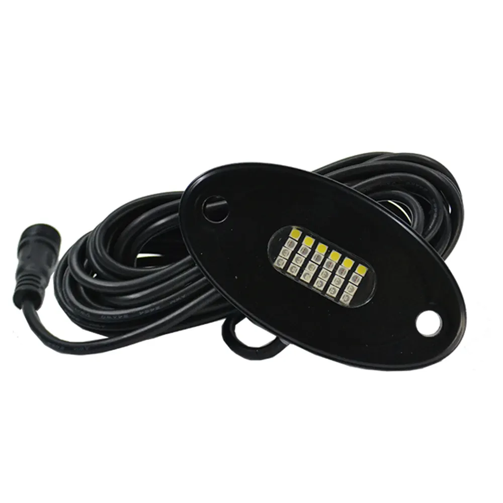 Top-Level RGBW LED Rock Lights for Car Truck Off Road- High-Tech & Multi-Functional - Ideal for ATV 6